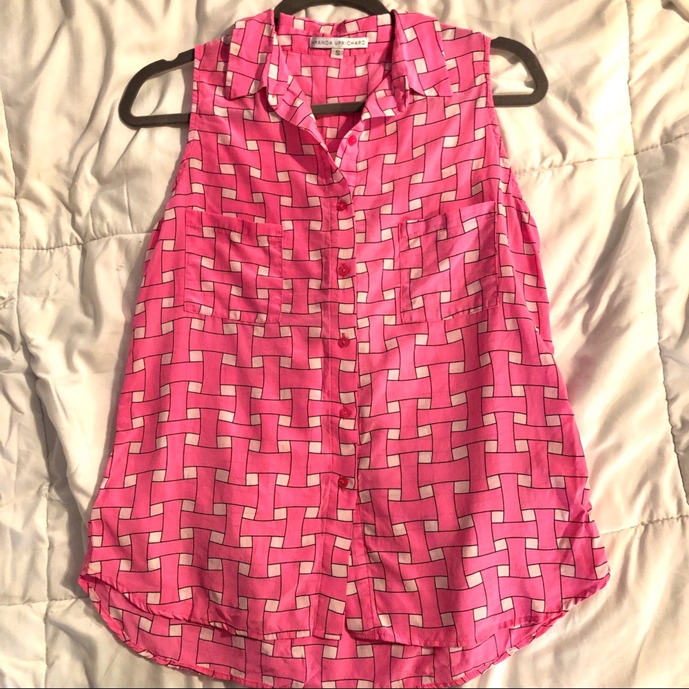 Amanda Uprichard Silk Top